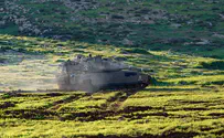 דיווח: טנקים השמידו מוצב בסוריה