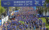 עשרות אלפי משתתפים במרתון תל אביב