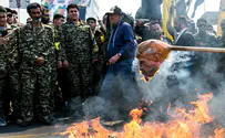 Iranian demonstrators burn Trump, Netanyahu in effigy
