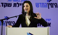Left in attack mode on Ayelet Shaked