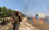 Fire threatens Samaria town, forcing residents to evacuate