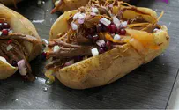 Crockpot Pulled Beef Baked Potatoes
