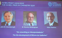 Nobel Prize in chemistry for development of lithium-ion battery
