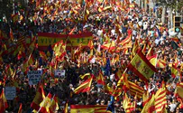 350,000 protest on the streets of Barcelona