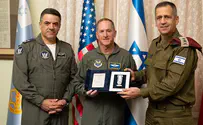 מפקד חיל האוויר האמריקני ביקר בישראל