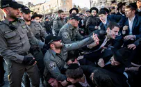 Hundreds of haredi demonstrators block roads in Jerusalem