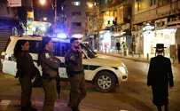 In haredi neighborhood, police use stun grenades