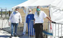 New drive-thru virus testing center in Samaria