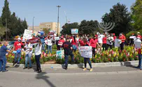 Watch: Small businesses protest at Knesset