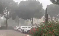 צפו: גשם זלעפות בעמק יזרעאל