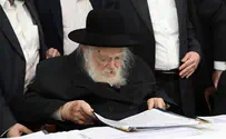 הרב קנייבסקי על שער ה'טיימס' 