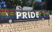 US embassy says 'Pride' banner will go back up