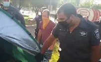 J'lem: Protester arrested for knife possession during evacuation