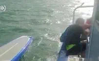 Watch: Rescue on the waters of the Kinneret