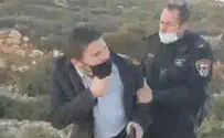 Police officer shoves National Union Chair MK Betzalel Smotrich