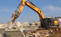 נהרסה בנייה בלתי חוקית באזור ענתא