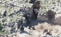 תיעוד: שודדי העתיקות התגלו ונמלטו
