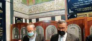 ראש עיריית ירושלים משה ליאון ביקר במערת המכפלה, "נפעם ומתרגש"