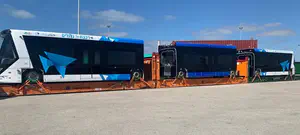 לראשונה בישראל: רכבת חשמלית על גלגלים