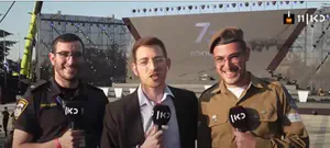 גאווה לאמא: השוטר, החייל המצטיין וכתב כאן חדשות בטקס המשואות