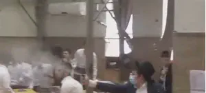 תיעוד: גז מדמיע בישיבת פוניבז'