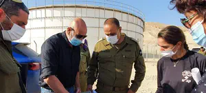 אלוף פיקוד מרכז תמיר ידעי נפגש עם ראשי מועצת יש''ע