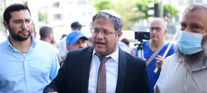 תקרית חריגה בפתח ביתו של בן גביר