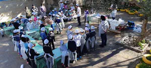 רבבות תלמידים אופים מצות