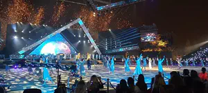 חזרה גנרלית לטקס הדלקת המשואות