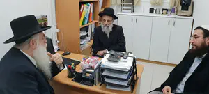 ח"כ מאיר פרוש נועד עם הרב דוד חי הכהן