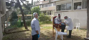 המשפחה הבריאה מקורונה וערכה ברית מילה לבן