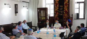 הנהלת החמ"ד התכנסה בבית הרב קוק