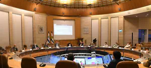 גנץ וניסנקורן ביקרו בחמ"ל הקורונה של ירושלים