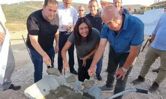 הונחה אבן פינה לחניון ומסוף רחלים - הגדול ביהודה ושומרון