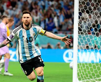 מסי עשה היסטוריה - ארגנטינה ברבע הגמר