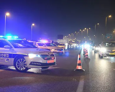 בקבוק זכוכית הוטח בשוטר במחנה יהודה