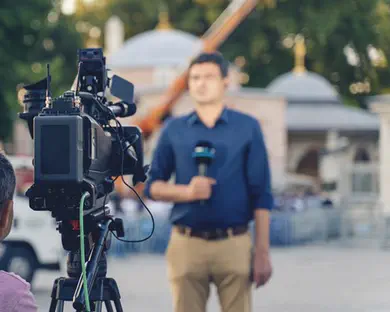 בשידור חי: הכלב התפרץ למהדורה