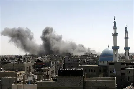 Один из районов Газы. Иллюстрация