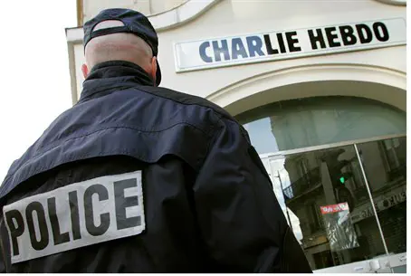 Полиция у «Charlie Hebdo»