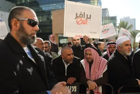 Islamic Movement in Israel protest (file)