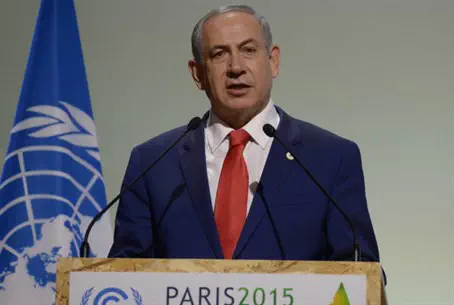 Нетаньяху на климатическом саммите в Париже