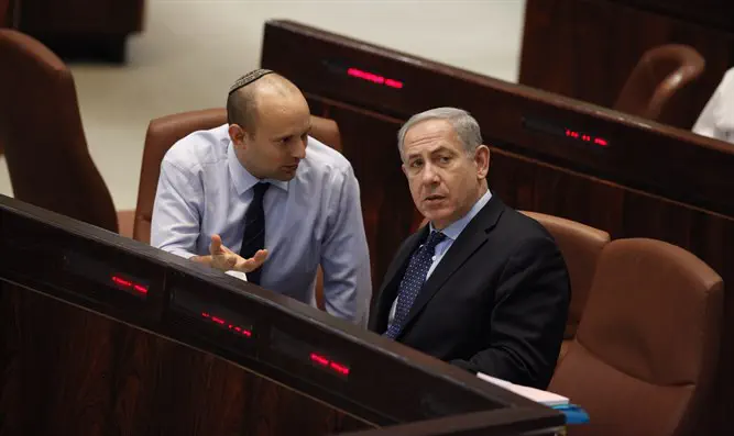 Биньямин Нетаньяху и Нафтали Беннет