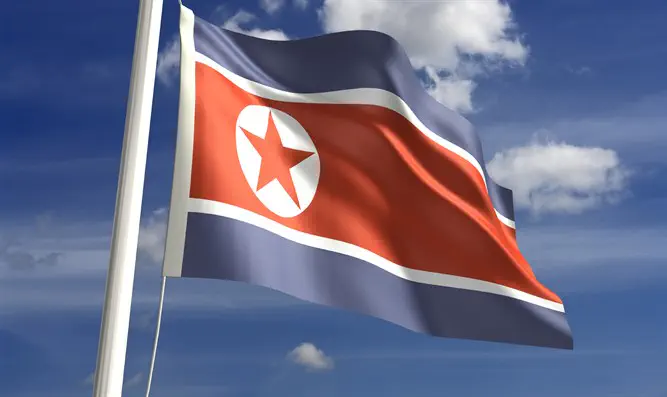 Флаг Северной Кореи. Иллюстрация