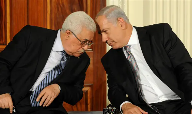 Махмуд Аббас и Биньямин Нетаньяху (Архив)