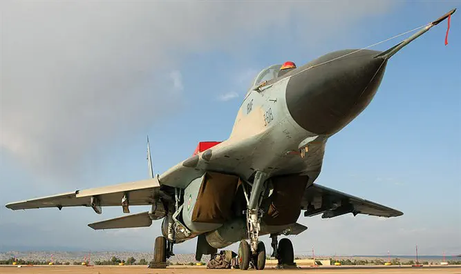 MiG-29 fighter in Dezful, Iran