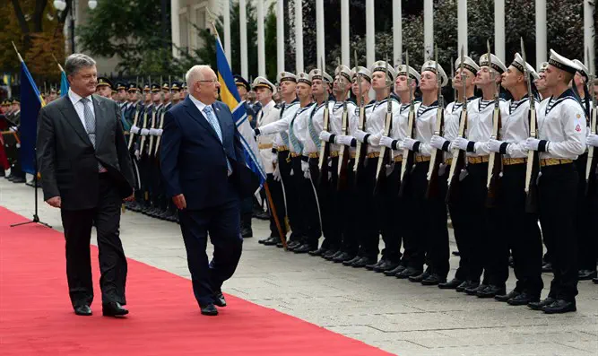 Президент Ривлин в Украине (архив)