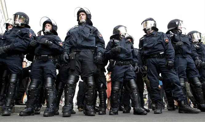 German Riot Police