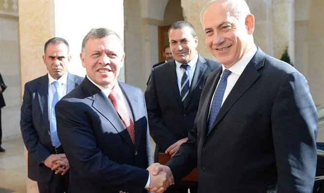 Биньямин Нетаньяху и Абдалла II
