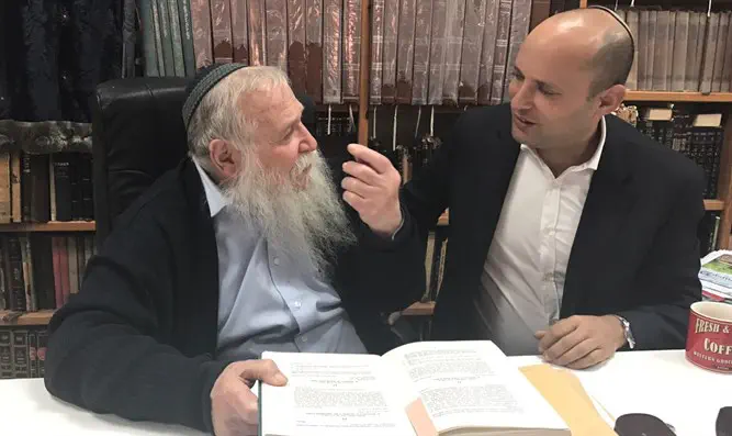 Нафтали Беннет и рабби Друкман