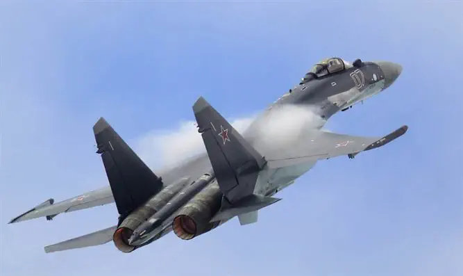 Российский военный самолет. Иллюстрация